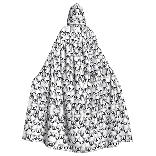 JBYJBX Kapuzenumhang mit süßem Pinguin-Skizzenaufdruck, für Damen und Herren, Kapuzenumhang, Halloween, Karneval, Cosplay und Motto-Partys JBYJBX Kapuzenumhang mit süßem Pinguin-Skizzenaufdruck, für Damen und Herren, Kapuzenumhang, Halloween, Karneval, Cosplay und Motto-Partys von JBYJBX