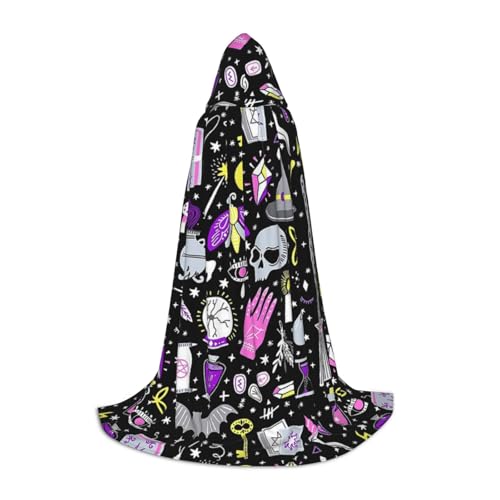 JBYJBX Magische Hexe, Hexerei, Bohemian-Zeichnungsdruck, Unisex, Kapuzenumhang, Halloween, Cosplay, Kostüm, Weihnachten, Karneval, Party, Umhang JBYJBX Magische Hexe, Hexerei, Bohemian-Zeichnungsdruck, Unisex, Kapuzenumhang, Halloween, Cosplay, Kostüm, Weihnachten, Karneval, Party, Umhang von JBYJBX
