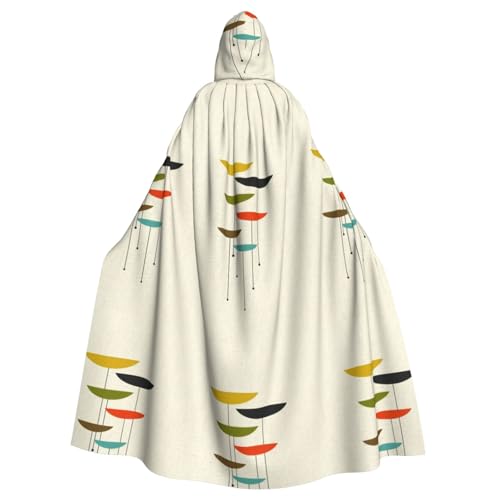 JBYJBX Mid Century Kapuzenumhang mit modernem Druck, für Damen und Herren, Kapuzenumhang, Halloween, Karneval, Cosplay und Motto-Partys JBYJBX Mid Century Kapuzenumhang mit modernem Druck, für Damen und Herren, Kapuzenumhang, Halloween, Karneval, Cosplay und Motto-Partys von JBYJBX