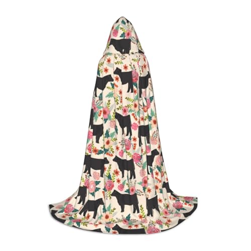 JBYJBX Roter Umhang mit Kapuze für Halloween, Cosplay, Kostüm, Weihnachten, Karneval, Party, Umhang JBYJBX Roter Umhang mit Kapuze für Halloween, Cosplay, Kostüm, Weihnachten, Karneval, Party, Umhang von JBYJBX