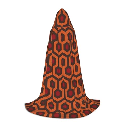 JBYJBX Shining Overlook Print Unisex Kapuzenumhang Halloween Cosplay Kostüm Weihnachten Karneval Party Wear Cape von JBYJBX
