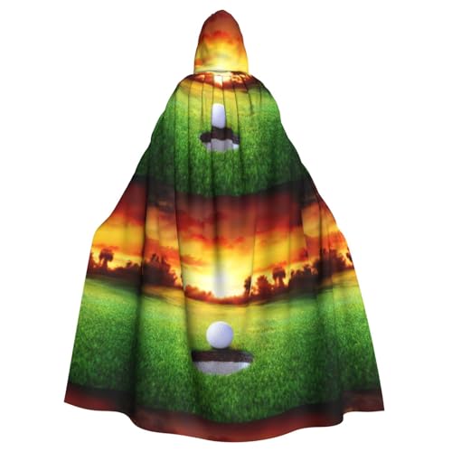 JBYJBX Sport-Golfball-Umhang mit Sonnenuntergang, Baumdruck, Halloween, Cosplay, Mittelalter-Festivals, Unisex, volle Länge, Umhang mit Hut und Kapuze JBYJBX Sport-Golfball-Umhang mit Sonnenuntergang, Baumdruck, Halloween, Cosplay, Mittelalter-Festivals, Unisex, volle Länge, Umhang mit Hut und Kapuze von JBYJBX