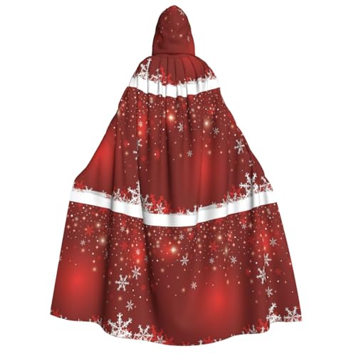 JBYJBX Umhang mit Kapuze, Weihnachtsdruck, 190 cm, Erwachsenenkostüm, Halloween, Cosplay, Karneval, Partys JBYJBX Umhang mit Kapuze, Weihnachtsdruck, 190 cm, Erwachsenenkostüm, Halloween, Cosplay, Karneval, Partys von JBYJBX