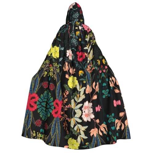 JBYJBX Umhang mit Kapuze, bunt, Boho-Blumendruck, 190 cm, Erwachsenenkostüm, Halloween, Cosplay, Karneval, Partys JBYJBX Umhang mit Kapuze, bunt, Boho-Blumendruck, 190 cm, Erwachsenenkostüm, Halloween, Cosplay, Karneval, Partys von JBYJBX