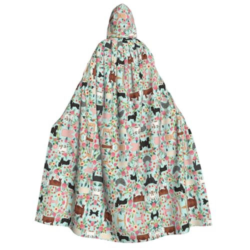 JBYJBX Umhang mit Kapuze und Bauernhoftierdruck, 190 cm, Erwachsenenkostüm, Halloween, Cosplay, Karneval, Partys JBYJBX Umhang mit Kapuze und Bauernhoftierdruck, 190 cm, Erwachsenenkostüm, Halloween, Cosplay, Karneval, Partys von JBYJBX