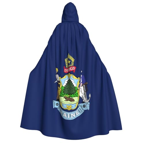 JBYJBX Umhang mit Kapuze und Flaggenaufdruck, 190 cm, Erwachsenenkostüm, Halloween, Cosplay, Karneval, Partys JBYJBX Umhang mit Kapuze und Flaggenaufdruck, 190 cm, Erwachsenenkostüm, Halloween, Cosplay, Karneval, Partys von JBYJBX