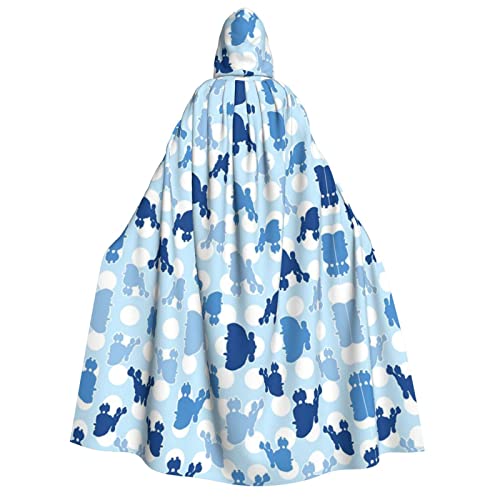 JBYJBX Umhang mit Kapuze und Pudelmuster, 190 cm, für Erwachsene, Halloween, Cosplay, Karneval, Partys JBYJBX Umhang mit Kapuze und Pudelmuster, 190 cm, für Erwachsene, Halloween, Cosplay, Karneval, Partys von JBYJBX