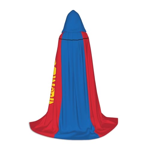JBYJBX Umhang mit Kapuze und mongolischer Flagge, 130/150/170 cm, Karneval, Hexenkostüm, Cosplay, Mottoparty JBYJBX Umhang mit Kapuze und mongolischer Flagge, 130/150/170 cm, Karneval, Hexenkostüm, Cosplay, Mottoparty von JBYJBX
