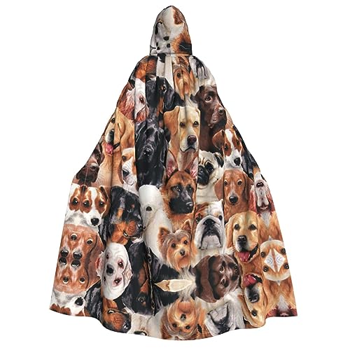 JBYJBX Umhang mit Kapuze und vielen Hunden, 190 cm, Erwachsenenkostüm, Halloween, Cosplay, Karneval, Partys JBYJBX Umhang mit Kapuze und vielen Hunden, 190 cm, Erwachsenenkostüm, Halloween, Cosplay, Karneval, Partys von JBYJBX
