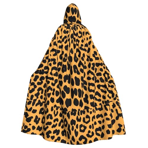 JBYJBX Umhang mit Leopardenmuster, Halloween, Cosplay, Mittelalter-Festivals, Unisex, volle Länge, mit Hut und Kapuze JBYJBX Umhang mit Leopardenmuster, Halloween, Cosplay, Mittelalter-Festivals, Unisex, volle Länge, mit Hut und Kapuze von JBYJBX