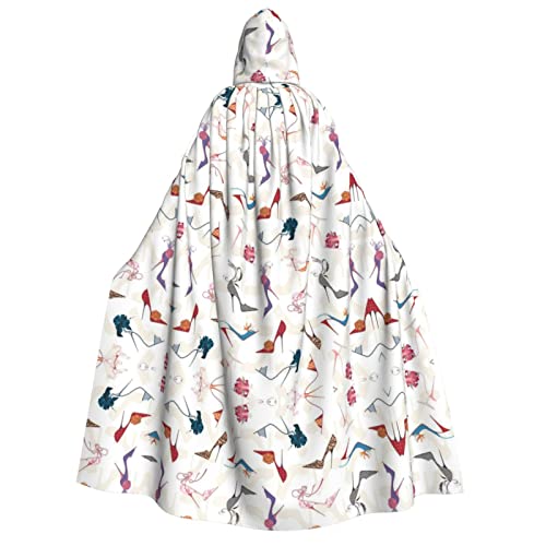 JBYJBX Umhang mit hohem Absatz, mit Kapuze, 190 cm, Erwachsenenkostüm, Halloween, Cosplay, Karneval, Partys JBYJBX Umhang mit hohem Absatz, mit Kapuze, 190 cm, Erwachsenenkostüm, Halloween, Cosplay, Karneval, Partys von JBYJBX