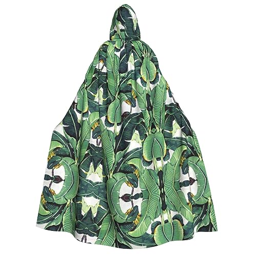 JBYJBX Umhang mit tropischen Bananenpalmenblättern, voller Länge, Kapuzenumhang, 190 cm, Erwachsenenkostüm, Halloween, Cosplay, Karneval, Partys JBYJBX Umhang mit tropischen Bananenpalmenblättern, voller Länge, Kapuzenumhang, 190 cm, Erwachsenenkostüm, Halloween, Cosplay, Karneval, Partys von JBYJBX