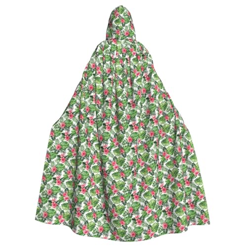 JBYJBX Umhang mit tropischen Blättern, Halloween, Cosplay, Mittelalter-Festivals, Unisex, volle Länge, mit Hut und Kapuze JBYJBX Umhang mit tropischen Blättern, Halloween, Cosplay, Mittelalter-Festivals, Unisex, volle Länge, mit Hut und Kapuze von JBYJBX