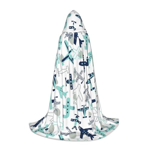 JBYJBX Unisex Kapuzenumhang mit Flugzeugdruck, Halloween, Cosplay, Kostüm, Weihnachten, Karneval, Party, Umhang JBYJBX Unisex Kapuzenumhang mit Flugzeugdruck, Halloween, Cosplay, Kostüm, Weihnachten, Karneval, Party, Umhang von JBYJBX