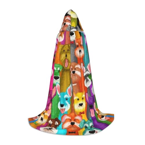 JBYJBX Unisex Kapuzenumhang mit Hundeaufdruck, Halloween, Cosplay, Kostüm, Weihnachten, Karneval, Party, Umhang JBYJBX Unisex Kapuzenumhang mit Hundeaufdruck, Halloween, Cosplay, Kostüm, Weihnachten, Karneval, Party, Umhang von JBYJBX