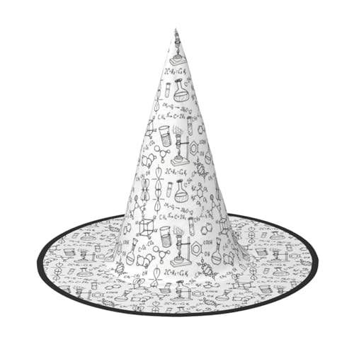 Jbyjbx Chemie-Druck für Karneval, Halloween, Hexenhut, Motto-Partys, Hut, Cosplay, Maskerade, Urlaubsdekoration Jbyjbx Chemie-Druck für Karneval, Halloween, Hexenhut, Motto-Partys, Hut, Cosplay, Maskerade, Urlaubsdekoration von JBYJBX