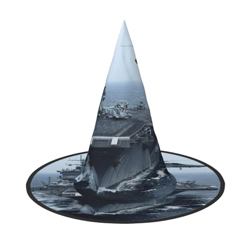 Jbyjbx Flugzeugträger-Druck, Karneval, Halloween, Hexenhut, Motto-Partys, Hut, Cosplay, Maskerade, Urlaubsdekoration Jbyjbx Flugzeugträger-Druck, Karneval, Halloween, Hexenhut, Motto-Partys, Hut, Cosplay, Maskerade, Urlaubsdekoration von JBYJBX