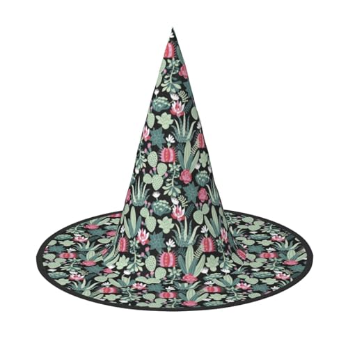 Jbyjbx Kaktus-Druck, Karneval, Halloween, Hexenhut, Motto-Partys, Hut, Cosplay, Maskerade, Urlaubsdekoration Jbyjbx Kaktus-Druck, Karneval, Halloween, Hexenhut, Motto-Partys, Hut, Cosplay, Maskerade, Urlaubsdekoration von JBYJBX