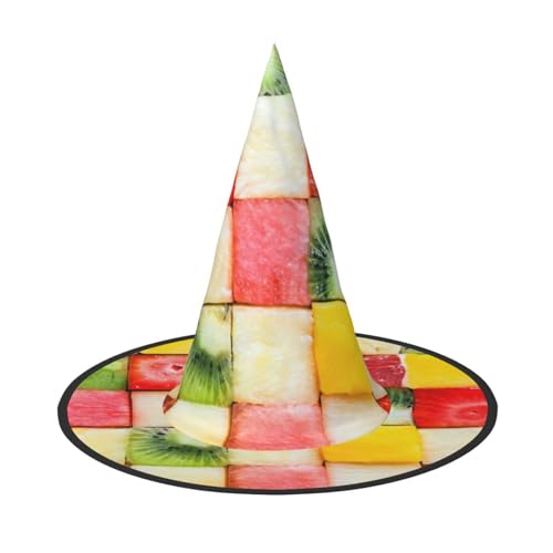Jbyjbx Kiwi Wassermelonen-Druck, Karneval, Halloween, Hexenhut, Motto-Partys, Hut, Cosplay, Maskerade, Urlaubsdekoration Jbyjbx Kiwi Wassermelonen-Druck, Karneval, Halloween, Hexenhut, Motto-Partys, Hut, Cosplay, Maskerade, Urlaubsdekoration von JBYJBX