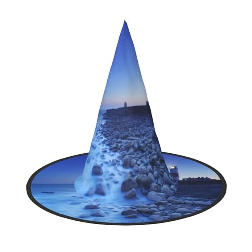Jbyjbx Leuchtturm-Druck, Karneval, Halloween, Hexenhut, Motto-Partys, Hut, Cosplay, Maskerade, Urlaubsdekoration Jbyjbx Leuchtturm-Druck, Karneval, Halloween, Hexenhut, Motto-Partys, Hut, Cosplay, Maskerade, Urlaubsdekoration von JBYJBX