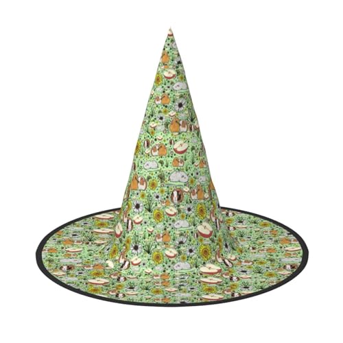 Jbyjbx Meerschweinchen-Druck, Karneval, Halloween, Hexenhut, Motto-Partys, Hut, Cosplay, Maskerade, Urlaubsdekoration Jbyjbx Meerschweinchen-Druck, Karneval, Halloween, Hexenhut, Motto-Partys, Hut, Cosplay, Maskerade, Urlaubsdekoration von JBYJBX