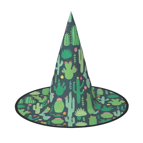 Jbyjbx Niedlicher Kaktus, nahtloser Illustrationsdruck, Karneval, Halloween, Hexenhut, Motto-Partys, Hut, Cosplay, Maskerade, Urlaubsdekoration Jbyjbx Niedlicher Kaktus, nahtloser Illustrationsdruck, Karneval, Halloween, Hexenhut, Motto-Partys, Hut, Cosplay, Maskerade, Urlaubsdekoration von JBYJBX