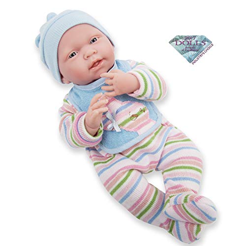 JC TOYS - La Newborn Attribut Nicht für das Produkt, Babypuppe, Blau (18057) von JC TOYS