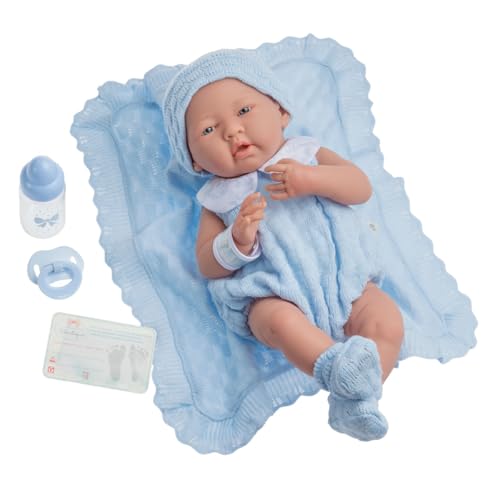jc toys - „Newborn“-Babypuppe, blau (18054) von jc toys