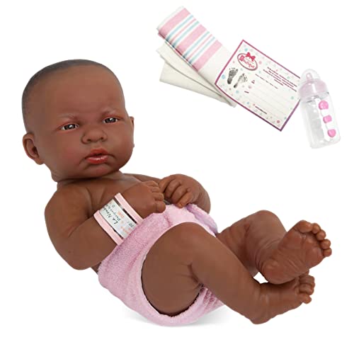JC Toys 18507 La Neugeborene Baby Doll Babypuppe, Ersten Tag Aa Real Mädchen, 35,56 cm von jc toys