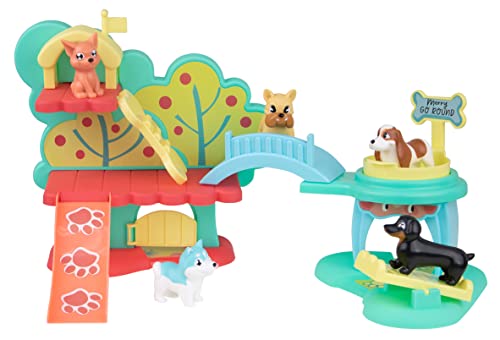 JC TOYS - Mein erster Hundepark Lots to Play Toys, inkl. 5 Welpen, ideal zum Spielen, fördert Fantasie und Kreativität, Mehrfarbig, Unisex, +18 Monate von jc toys