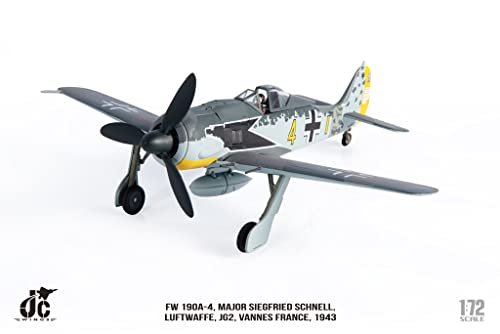 JCW-72-FW190-002 FW 190A-4 Major Siegfried Schnell, Luftwaffe, JG2, France, 1943 Scale 1/72 JCW-72-FW190-002 FW 190A-4 Major Siegfried Schnell, Luftwaffe, JG2, France, 1943 Scale 1/72 von JC Wings