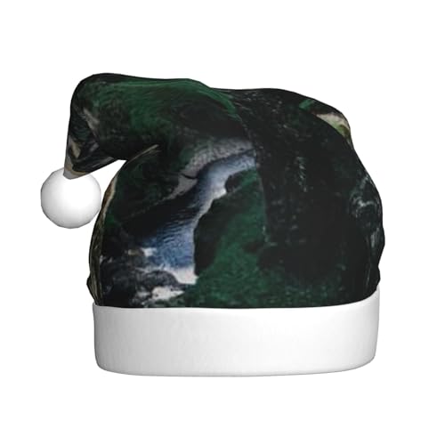 JCAKES Canyon Cliff Moos Weihnachtsmütze, Weihnachtsmütze für Erwachsene, Partyhut, verwendet für Weihnachtsverkleidungen, um die festliche Stimmung zu schaffen. von JCAKES