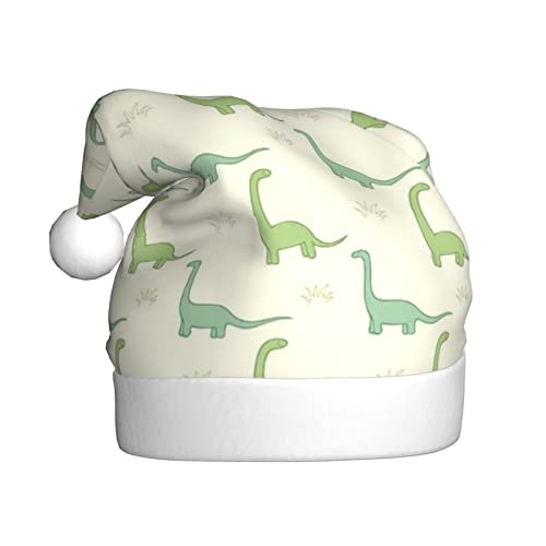 JCAKES Dinosaurier-Weihnachtsmütze, Weihnachtsmannmütze für Erwachsene, Partyhut, verwendet für Weihnachtsverkleidungen, um die festliche Stimmung zu schaffen. von JCAKES