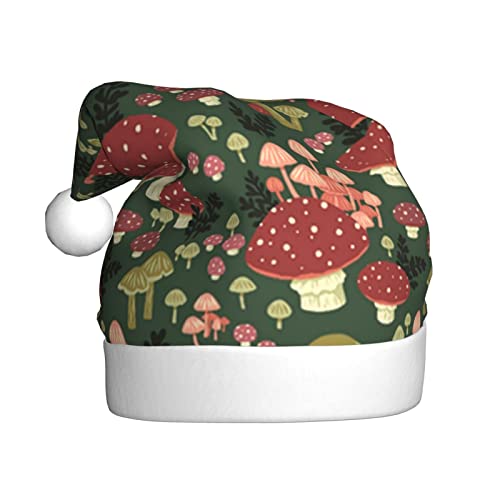 JCAKES Helle Pilze Kunst Weihnachtsmützen, Weihnachtsmütze für Erwachsene, Partyhut, verwendet für Weihnachtsverkleidungen, um die festliche Stimmung zu schaffen. von JCAKES