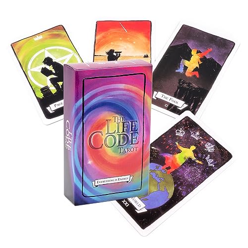 Life Code Tarot – Leidenschaftlicher Lebenscode, große Tarotkarten, 12 x 7 cm, 78 Karten von JCAKES