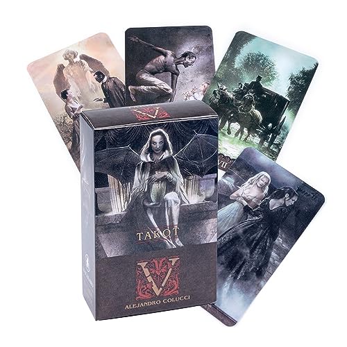 Vampire V Tarot - Italienisches Brettspiel Puzzle Karte Brief Serie - Neue Tarotkarten und Buch für Anfänger Set von JCAKES