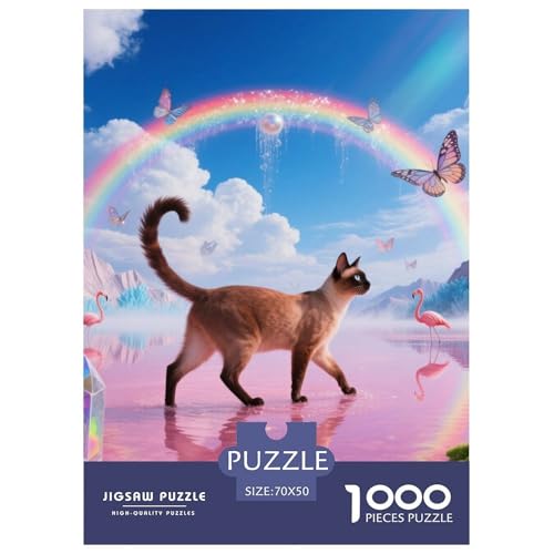 Abyssinische Katze 1000 Piece Puzzle A Challenging Puzzle Niedliche Katze Puzzle Games for The Whole Family Colourful Toy for Children from 8-12 Years for Older Children70x50cm/1000pcs Abyssinische Katze 1000 Piece Puzzle A Challenging Puzzle Niedliche Katze Puzzle Games for The Whole Family Colourful Toy for Children from 8-12 Years for Older Children70x50cm/1000pcs von JCOUSDAEO