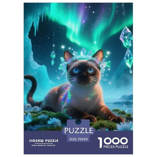Abyssinische Katze 1000 Piece Puzzle A Challenging Puzzle Niedliche Katze Puzzle Games for The Whole for Women, Gifts for Men for Children from 14 Years70x50cm/1000pcs Abyssinische Katze 1000 Piece Puzzle A Challenging Puzzle Niedliche Katze Puzzle Games for The Whole for Women, Gifts for Men for Children from 14 Years70x50cm/1000pcs von JCOUSDAEO