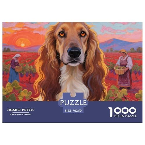 Afghanischer Hund Puzzle for Adults 1000 Pieces A Challenging Puzzle niedlich Hund Puzzle Games for The Whole for Women, Gifts for Men for Older Children70x50cm/1000pcs Afghanischer Hund Puzzle for Adults 1000 Pieces A Challenging Puzzle niedlich Hund Puzzle Games for The Whole for Women, Gifts for Men for Older Children70x50cm/1000pcs von JCOUSDAEO