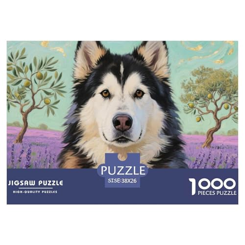 Alaskanische Malamute 1000 Piece Puzzle A Challenging Puzzle Haustier Hund Puzzle Games for The Whole for Women, Gifts for Men for Older Children38x26cm/1000pcs Alaskanische Malamute 1000 Piece Puzzle A Challenging Puzzle Haustier Hund Puzzle Games for The Whole for Women, Gifts for Men for Older Children38x26cm/1000pcs von JCOUSDAEO