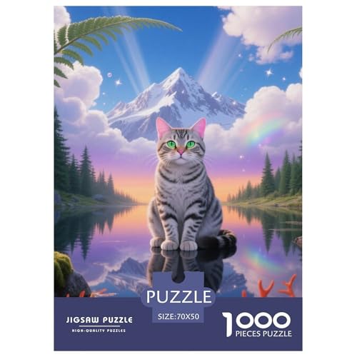 Amerikanischer Bobtail Puzzle 1000 Pieces A Challenging Puzzle Haustier Katze Puzzles for Adults and Children Gifts for Women, Gifts for Men for Children from 14 Years70x50cm/1000pcs Amerikanischer Bobtail Puzzle 1000 Pieces A Challenging Puzzle Haustier Katze Puzzles for Adults and Children Gifts for Women, Gifts for Men for Children from 14 Years70x50cm/1000pcs von JCOUSDAEO