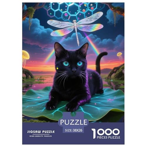 Amerikanischer Bobtail Puzzle 1000 Pieces Puzzle for Men and Women Haustier Katze Puzzles for Adults and Children Gifts for Women, Gifts for Men for Children from 14 Years38x26cm/1000pcs von JCOUSDAEO