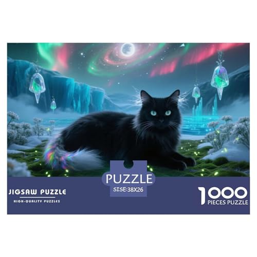 Angora Katze 1000 Piece Puzzle Puzzle for Men and Women Niedliche Katze Puzzles for Adults Educational Game Challenge Toy Colourful Toy for Children from 8-12 Years for Older Children38x26cm/1000pcs von JCOUSDAEO