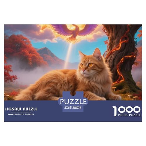 Balinesische Katze Puzzle 1000 Pieces A Challenging Puzzle Haustier Katze Puzzle Games for The Whole for Women, Gifts for Men for Children from 14 Years38x26cm/1000pcs von JCOUSDAEO