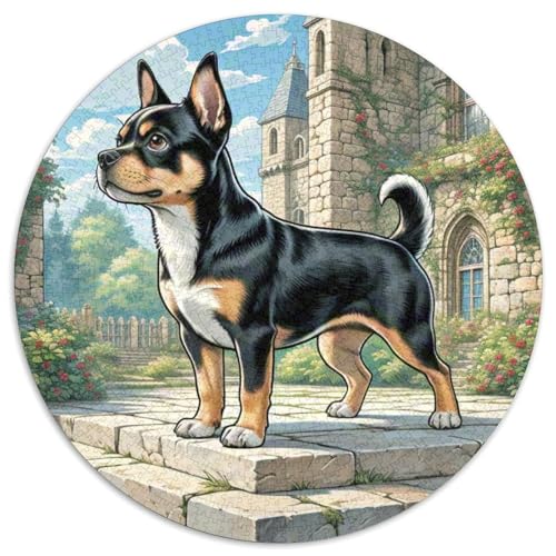 Beauceron ​ 1000 Jigsaw Puzzles Creative Gifts Süße Haustiere Round Puzzles Educational Stress Relieving Toy Adult Sophisticated Puzzle for Adults & Children1000pcs (67.5x67.5cm) von JCOUSDAEO