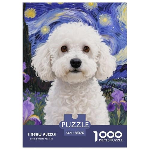 Bichon Frise 1000 Piece Puzzle A Challenging Puzzle Haustier Hund Puzzle Games for The Whole for Women, Gifts for Men for Children from 14 Years38x26cm/1000pcs Bichon Frise 1000 Piece Puzzle A Challenging Puzzle Haustier Hund Puzzle Games for The Whole for Women, Gifts for Men for Children from 14 Years38x26cm/1000pcs von JCOUSDAEO