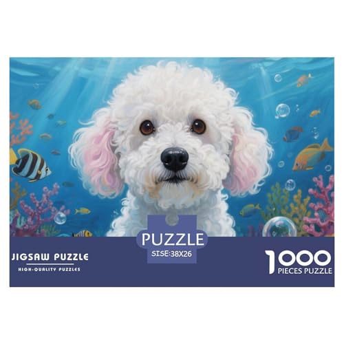 Bichon Frise Puzzle 1000 Pieces A Challenging Puzzle Haustier Hund Puzzles for Adults and Children Gifts for Women, Gifts for Men for Children from 14 Years38x26cm/1000pcs Bichon Frise Puzzle 1000 Pieces A Challenging Puzzle Haustier Hund Puzzles for Adults and Children Gifts for Women, Gifts for Men for Children from 14 Years38x26cm/1000pcs von JCOUSDAEO