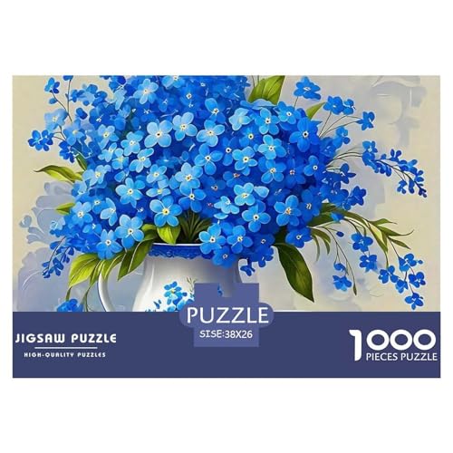 Blaue Blumen 1000 Teile Puzzle EIN Herausforderndes Rätsel, Gorgeous Flowers Geschicklichkeitsspiel Für Die Ganze Familie, 1000-teilige Puzzles Kinder38x26cm/1000pcs Blaue Blumen 1000 Teile Puzzle EIN Herausforderndes Rätsel, Gorgeous Flowers Geschicklichkeitsspiel Für Die Ganze Familie, 1000-teilige Puzzles Kinder38x26cm/1000pcs von JCOUSDAEO