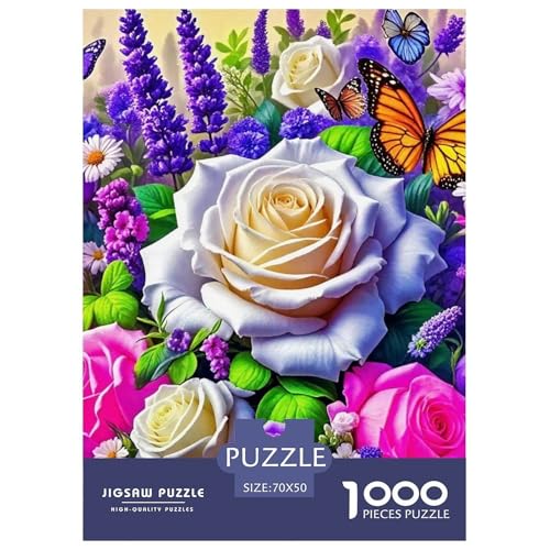 Blaue Blumen 1000 Teile Puzzle Farbenfrohes Puzzle Für Erwachsene Und Kinder Gorgeous Flowers Geschicklichkeitsspiel Für Die Ganze Familie, Erwachsenenpuzzle 70x50cm/1000pc Blaue Blumen 1000 Teile Puzzle Farbenfrohes Puzzle Für Erwachsene Und Kinder Gorgeous Flowers Geschicklichkeitsspiel Für Die Ganze Familie, Erwachsenenpuzzle 70x50cm/1000pc von JCOUSDAEO