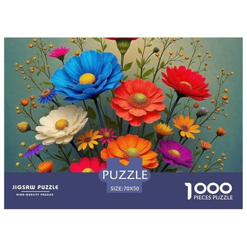 Blaue Blumen 1000-teilige Puzzles EIN Herausforderndes Rätsel, Gorgeous Flowers Geschicklichkeitsspiel Für Die Ganze Familie, Kinder70x50cm/1000pcs Blaue Blumen 1000-teilige Puzzles EIN Herausforderndes Rätsel, Gorgeous Flowers Geschicklichkeitsspiel Für Die Ganze Familie, Kinder70x50cm/1000pcs von JCOUSDAEO